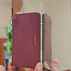 Cuyana card/coin holder